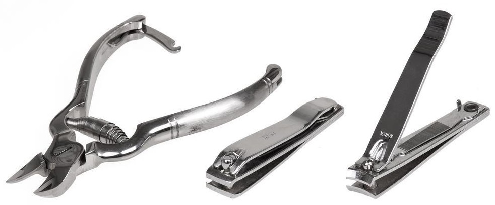 Different type of nail clippers