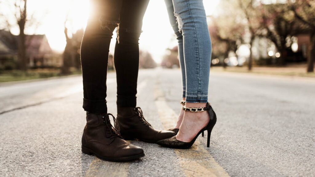 couple, footwear, shoes, street, feet, road, foot, sunset images & pictures, sunrise, bokeh, people images & pictures, clothing, riding boot, HD wallpapers